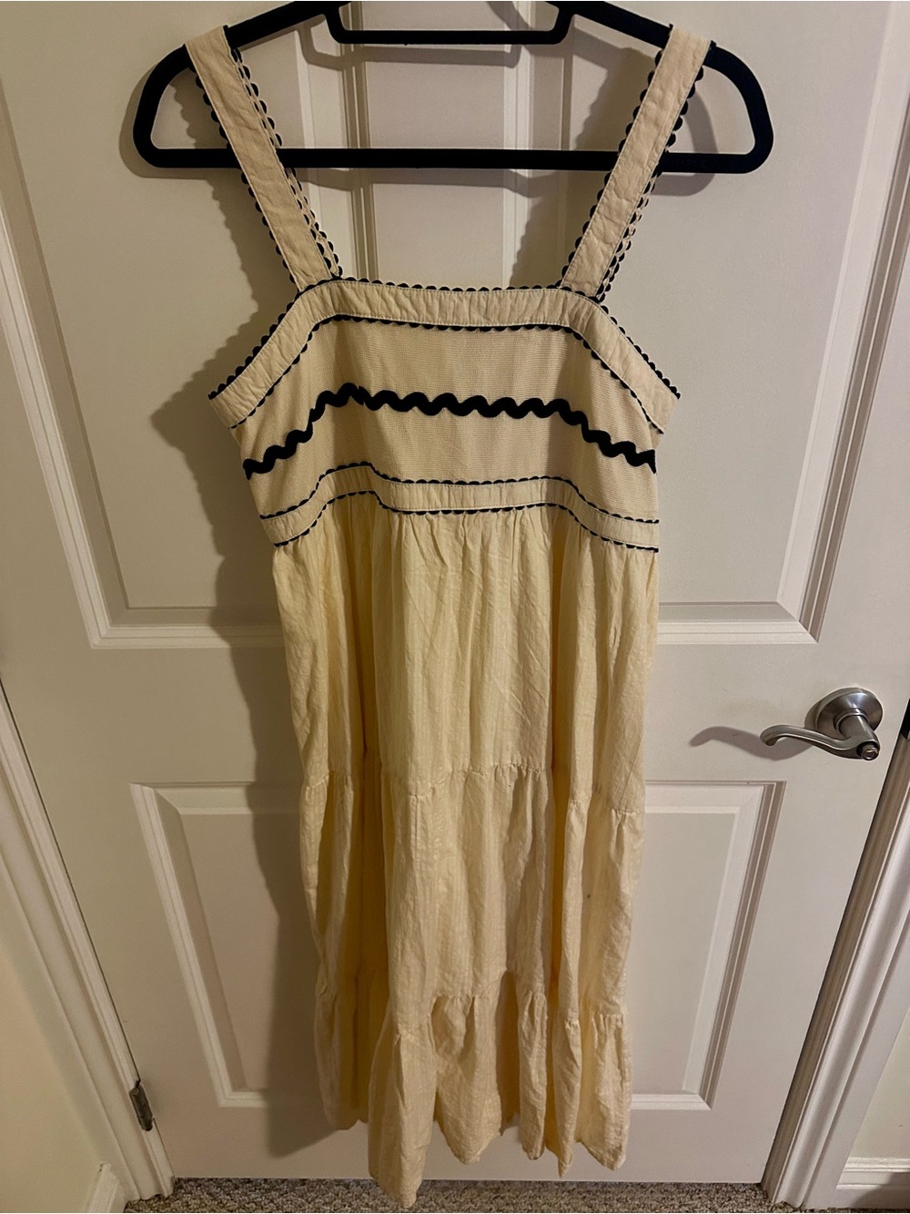 Sleeveless Maxi Dress with Ric Rac Trim - Picture 2 of 5